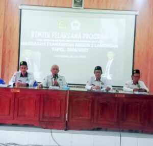 BIMTEK PELAKSANAAN PROGRAM MADRASAH TAPEL. 2026/2027